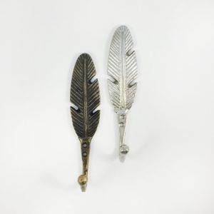 Antique gold Feather hook 2