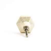 DSC 2920 Pearl hexagon ceramic knob