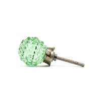 DSC 1909 Green patterned glass knob