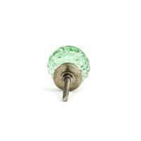 DSC 1910 Green patterned glass knob