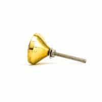 DSC 2616 brass honeycomb black shell knob