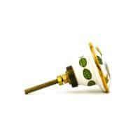 DSC 0099green leaf with gold round knob
