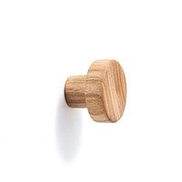 Ash wood knob small 1 1