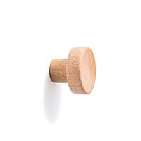 Beech wood knob small 1 1