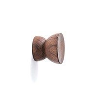 convex walnut knob small 1