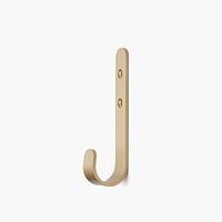 brushed brass wall hook 3 2