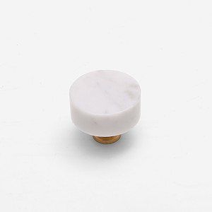 white marble knob 1